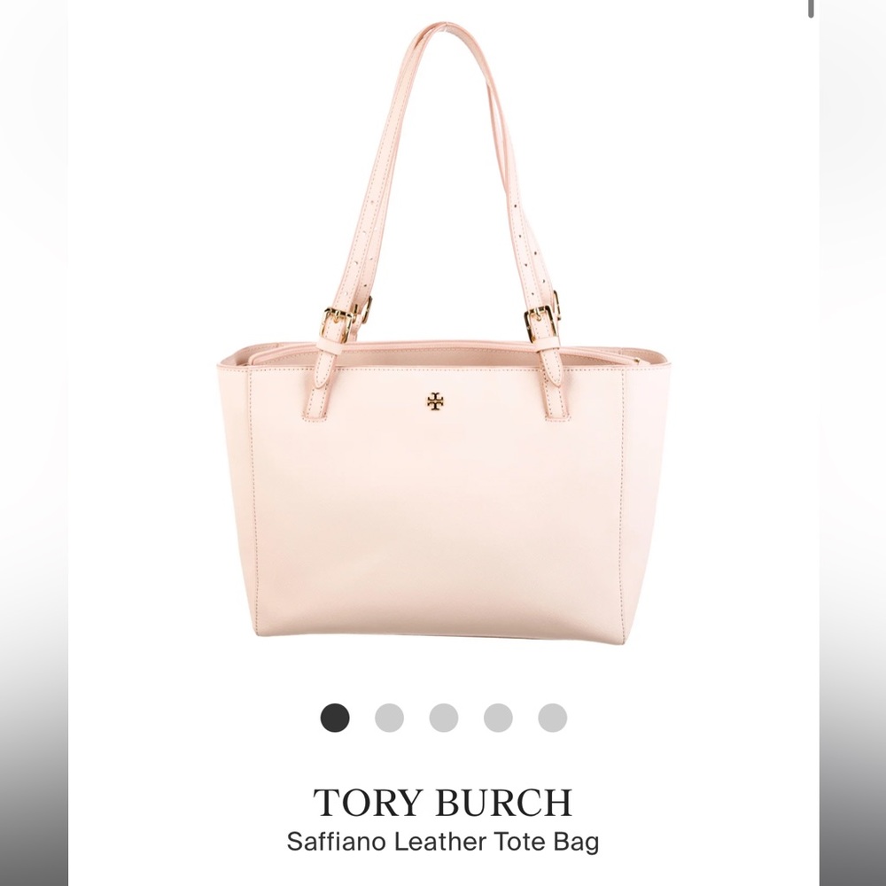 Tory Burch Saffiano Small Tote Bag